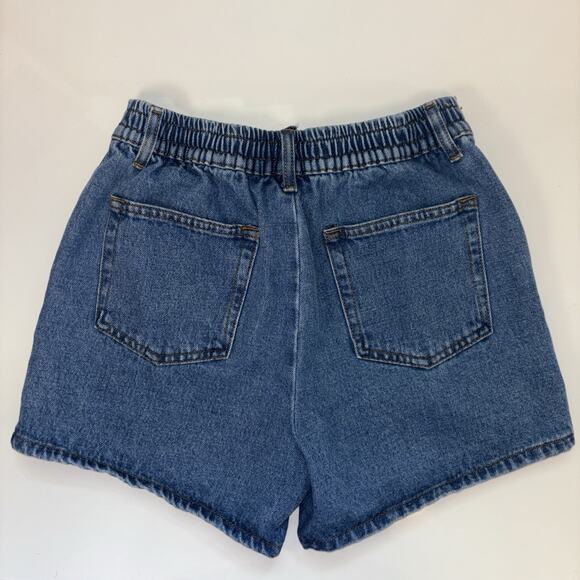 ASOS Denim Shorts Stretch Sz W30 76cm Boho West Country Sailor Beach Vacay Cruis - Picture 3 of 7